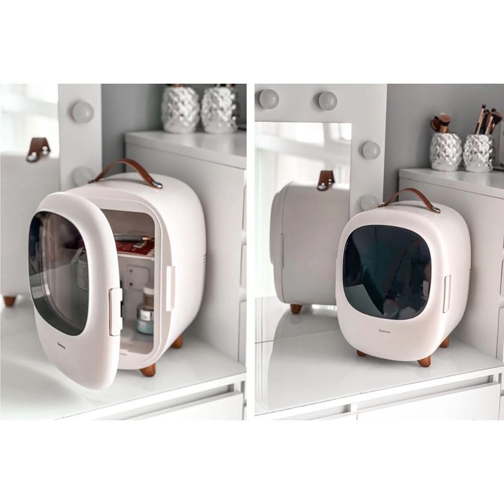 Lodówka turystyczna z podgrzewaniem Baseus Zero Space Fridge 8L 220V EU/12V biały