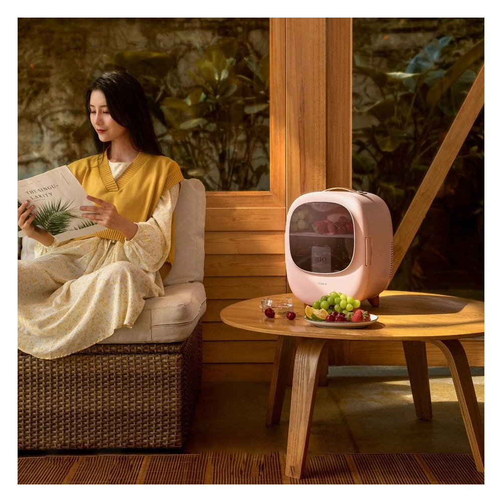 Lodówka turystyczna z podgrzewaniem Baseus Zero Space Fridge 8L 220V EU/12V biały