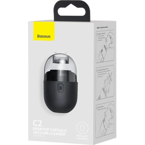 Kup Bürostaubsauger Baseus C2 mit integriertem 900mAh Akku schwarz - BSU3279BLK - {ean13} - Sklep Home Screen