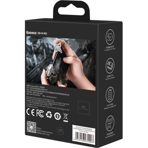 Buy Baseus GAMO GA10 gaming buttons for the phone pad gamepad joystick transparent - BSU3280CL - {ean13} - Home Screen Store Europe