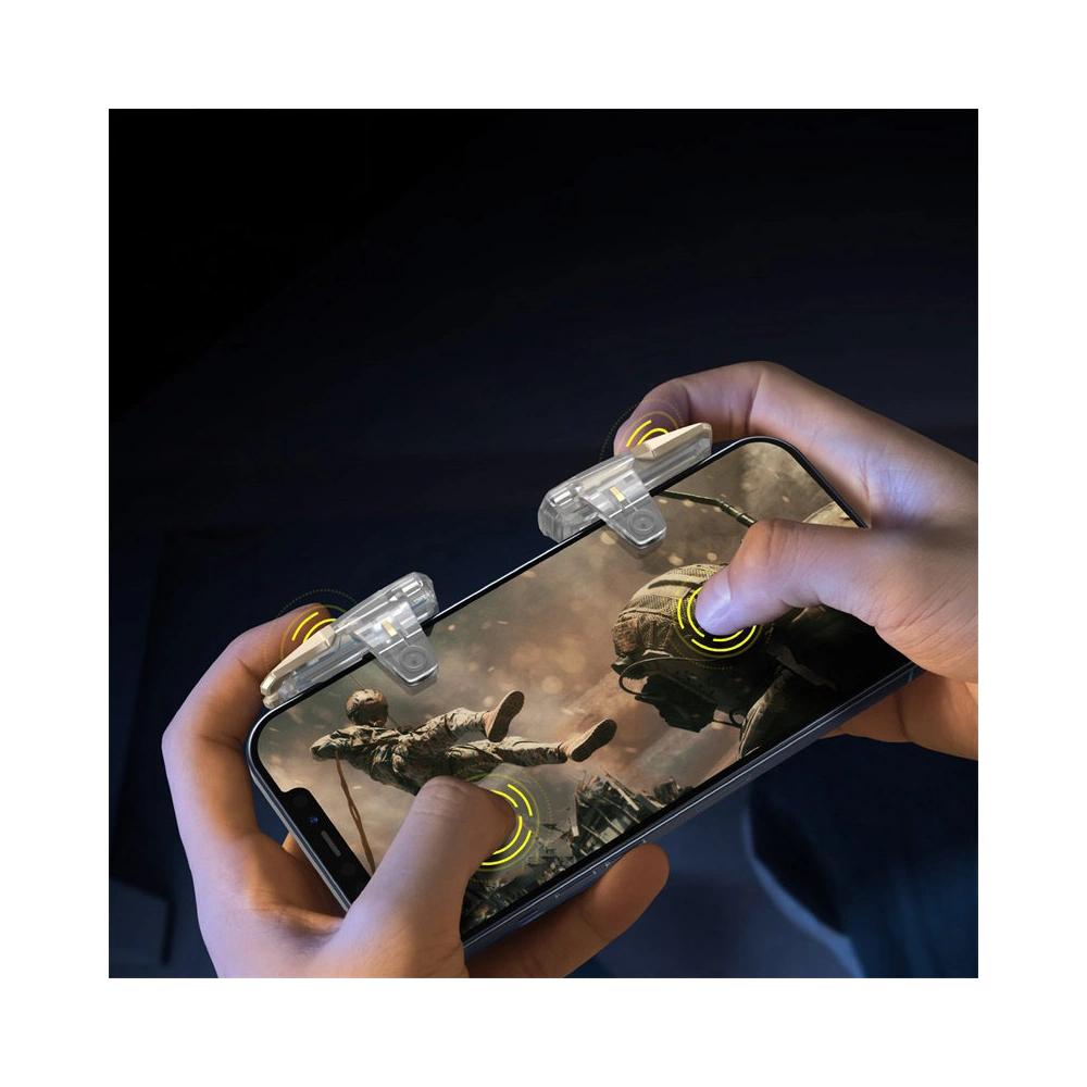 Przyciski do gier Baseus GAMO GA10 do telefonu pad gamepad joystick przezroczysty