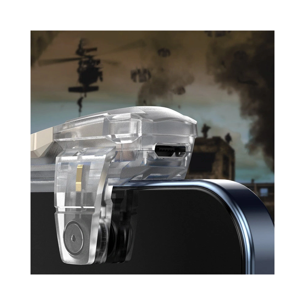 Przyciski do gier Baseus GAMO GA10 do telefonu pad gamepad joystick przezroczysty