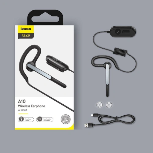 Kup Baseus Covo Bluetooth 5.0 Headset, sprachgesteuert, schwarz - BSU3281BLK - {ean13} - Sklep Home Screen