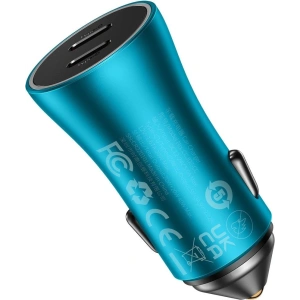 Kup Ładowarka samochodowa Baseus Golden Contactor Pro 2x USB-C 40W niebieski - BSU3283BLU - {ean13} - Sklep Home Screen