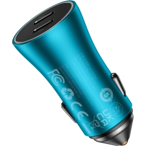 Kup Încărcător auto Baseus Golden Contactor Pro 2x USB-C 40W albastru - BSU3283BLU - {ean13} - Sklep Home Screen