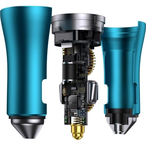 Kup Ładowarka samochodowa Baseus Golden Contactor Pro 2x USB-C 40W niebieski - BSU3283BLU - {ean13} - Sklep Home Screen