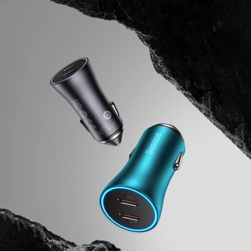 Kup Încărcător auto Baseus Golden Contactor Pro 2x USB-C 40W albastru - BSU3283BLU - {ean13} - Sklep Home Screen