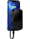 Kup Powerbank Baseus Qpow 10000mAh vestavěný kabel Lightning 20W Quick Charge SCP AFC FCP černý - BSU3284BLK - {ean13} - Sklep Home Screen
