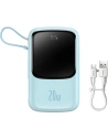 Kup Powerbank Baseus Qpow 10000mAh vestavěný kabel Lightning 20W Quick Charge SCP AFC FCP modrý - BSU3286BLU - {ean13} - Sklep Home Screen