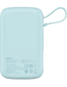 Buy Baseus Qpow powerbank 10000mAh built-in USB-C cable 22.5W Quick Charge SCP AFC FCP blue - BSU3287BLU - {ean13} - Home Screen Store Europe
