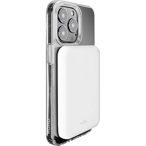 Kup Powerbank PURO Slim PowerMag MagSafe inductiv 4000mAh (alb) - PUR579WHT - {ean13} - Sklep Home Screen