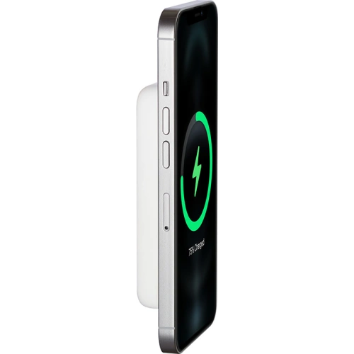 Kup PURO Slim PowerMag MagSafe Induktions-Powerbank 4000mAh (weiß) - PUR579WHT - {ean13} - Sklep Home Screen