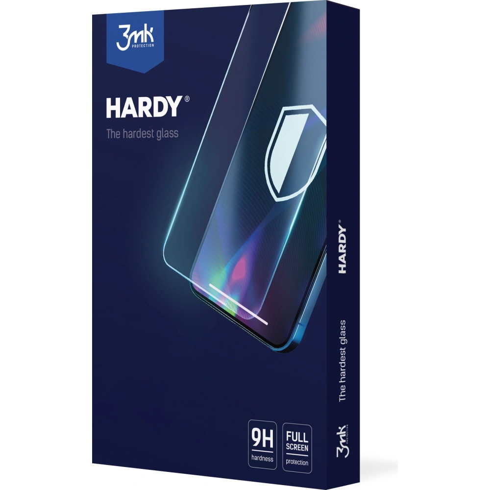 Szkło hartowane 3MK Hardy Apple iPhone 13 Pro Max czarny/black