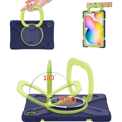 Buy Tech-Protect X-armor Galaxy Samsung Tab S6 Lite 10.4 2022/2020 Navy/lime - THP1126NAVLIM - {ean13} - Home Screen Store Europe
