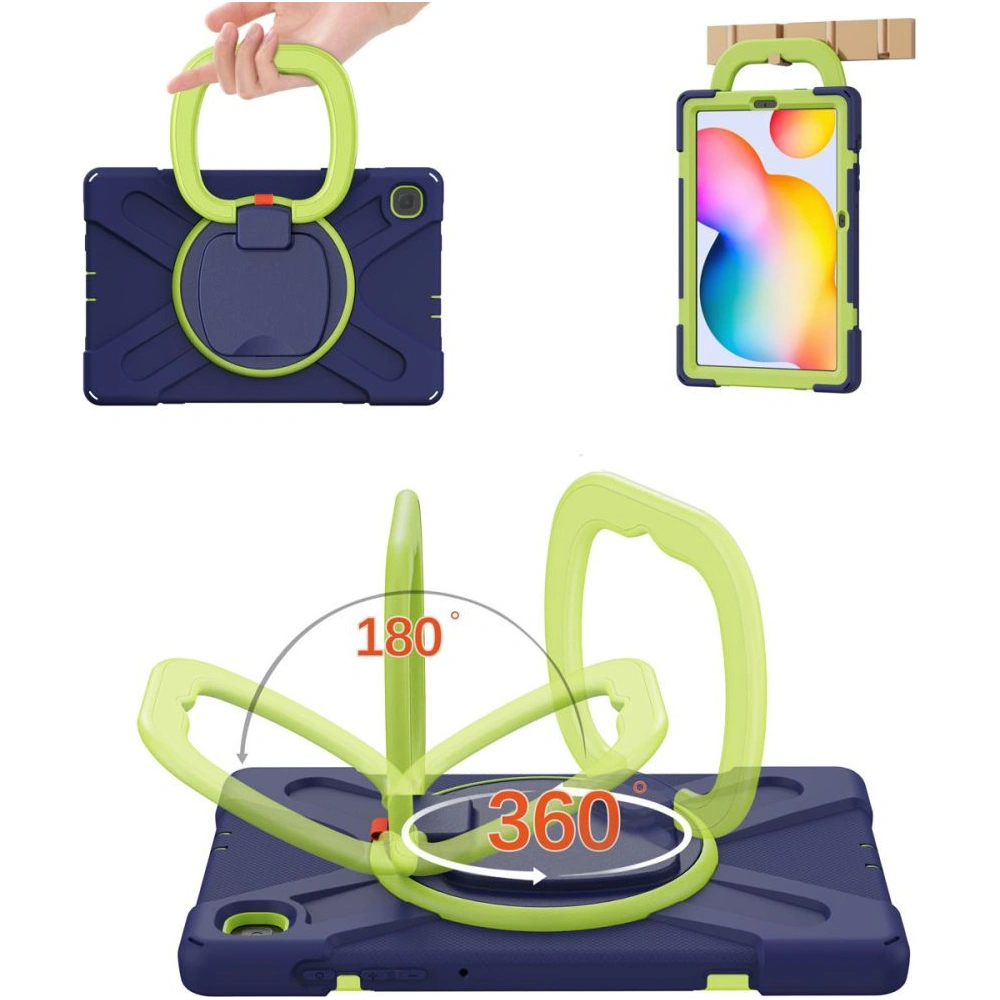 Etui Tech-Protect X-armor Galaxy Samsung Tab S6 Lite 10.4 2022/2020 Navy/lime