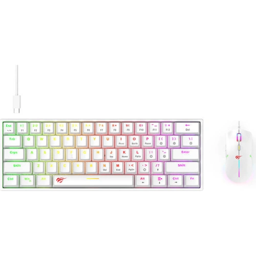 Buy Havit KB867CM Mechanical Gaming Keyboard + RGB mouse - HVT167 - {ean13} - Home Screen Store Europe