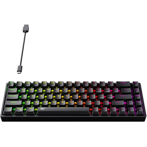 Kup Mechanikus játékkalapú billentyűzet Havit KB865L RGB (fekete) - HVT170BLK - {ean13} - Sklep Home Screen