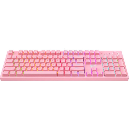 Kup Mechanikus játékos billentyűzet Havit KB871L RGB (rózsaszín) - HVT175PNK - {ean13} - Sklep Home Screen