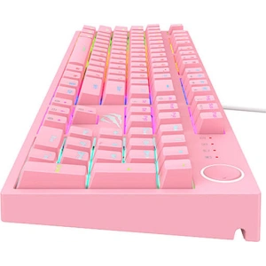 Kup Herní mechanická klávesnice Havit KB871L RGB (růžová) - HVT175PNK - {ean13} - Sklep Home Screen