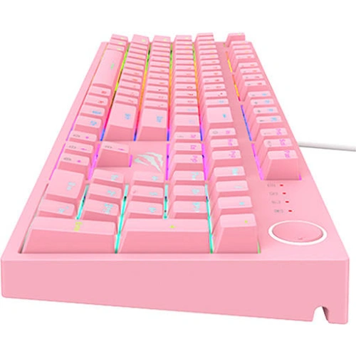 Kup Herní mechanická klávesnice Havit KB871L RGB (růžová) - HVT175PNK - {ean13} - Sklep Home Screen