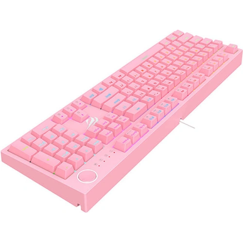 Kup Herní mechanická klávesnice Havit KB871L RGB (růžová) - HVT175PNK - {ean13} - Sklep Home Screen