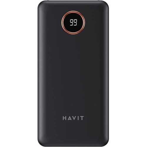Kup Powerbank Havit PB74 10000mAh + kabel USB-C, Lightning, micro USB (černý) - HVT176BLK - {ean13} - Sklep Home Screen