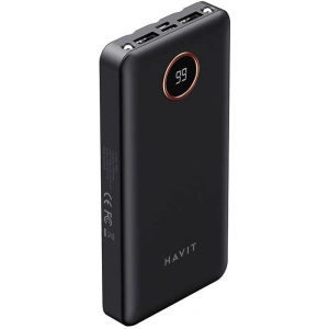 Kup Powerbank Havit PB74 10000mAh + kabel USB-C, Lightning, micro USB (czarny) - HVT176BLK - {ean13} - Sklep Home Screen