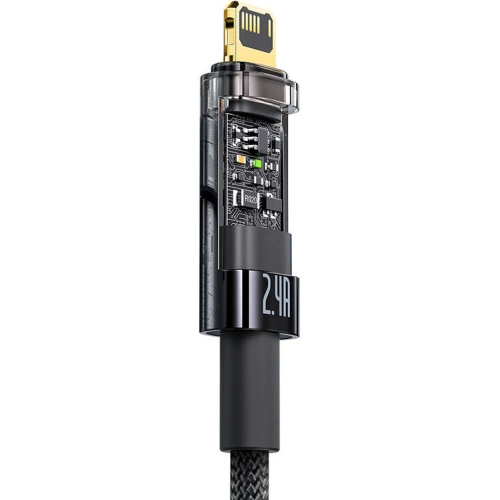 Kup Kábel Baseus Explorer USB - Lightning 2.4A 2m (fekete) - BSU3288BLK - {ean13} - Sklep Home Screen