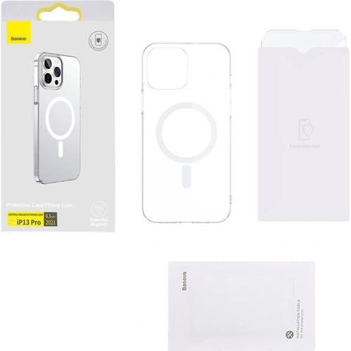 Buy Baseus Crystal Magnetic Apple iPhone 13 Pro (clear) - BSU3289CL - {ean13} - Home Screen Store Europe