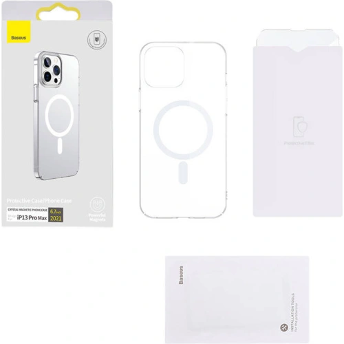 Buy Baseus Crystal Magnetic Apple iPhone 13 Pro Max (clear) - BSU3290CL - {ean13} - Home Screen Store Europe