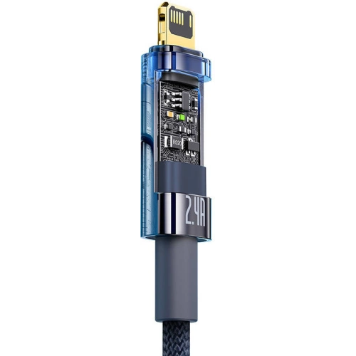 Kup Cablul Baseus Explorer USB - Lightning 2.4A 2m (albastru) - BSU3293BLU - {ean13} - Sklep Home Screen