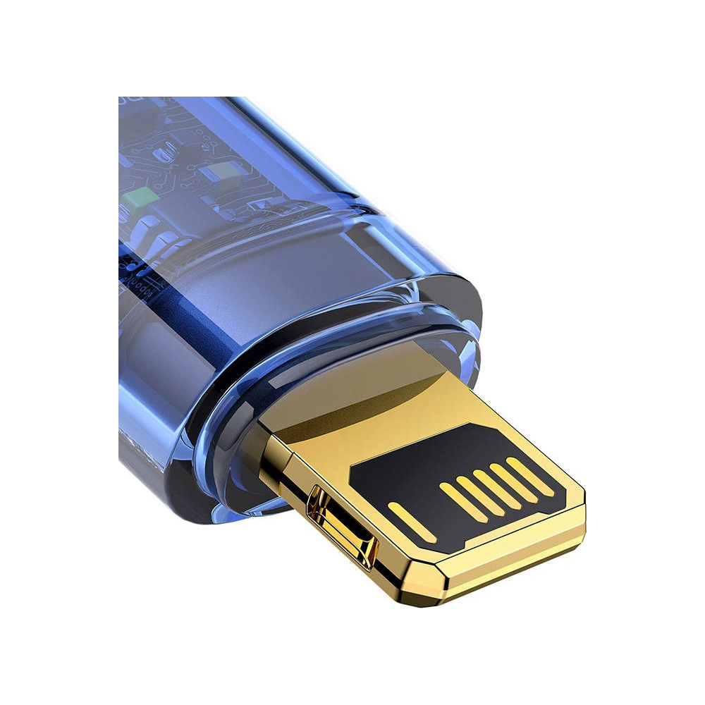 Kabel Baseus Explorer USB - Lightning 2.4A 2m (niebieski)