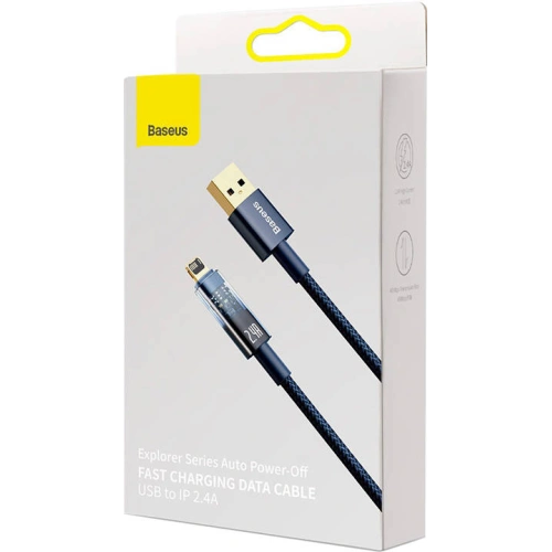 Kup Cablul Baseus Explorer USB - Lightning 2.4A 2m (albastru) - BSU3293BLU - {ean13} - Sklep Home Screen