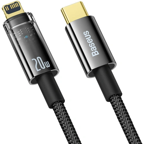Kup Kábel Baseus Explorer USB-C - Lightning 20W 2m (fekete) - BSU3295BLK - {ean13} - Sklep Home Screen