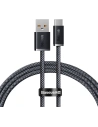 Kabel Baseus Dynamic Series USB-A - USB-C 100W 1m (grau)