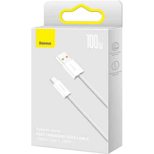 Kup Cablul Baseus Dynamic Series USB - USB-C 100W 1m (alb) - BSU3297WHT - {ean13} - Sklep Home Screen
