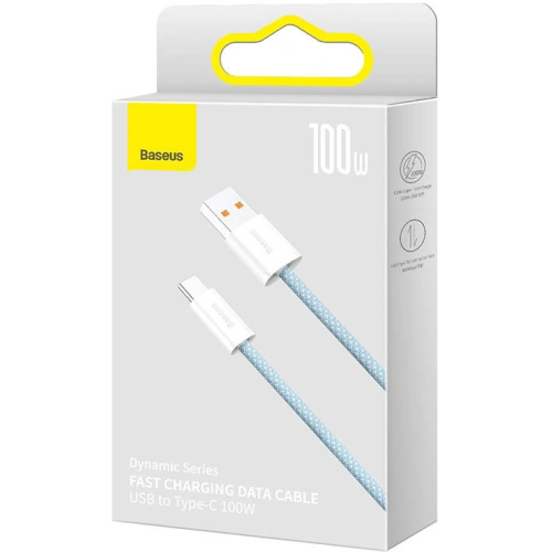 Kup Cablul Baseus Dynamic Series USB - USB-C 100W 2m (albastru) - BSU3300BLU - {ean13} - Sklep Home Screen
