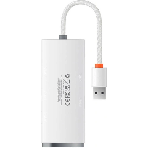 Kup Hub 4-in-1 Baseus Lite Series USB zu 4x USB 3.0 25cm (weiß) - BSU3302WHT - {ean13} - Sklep Home Screen