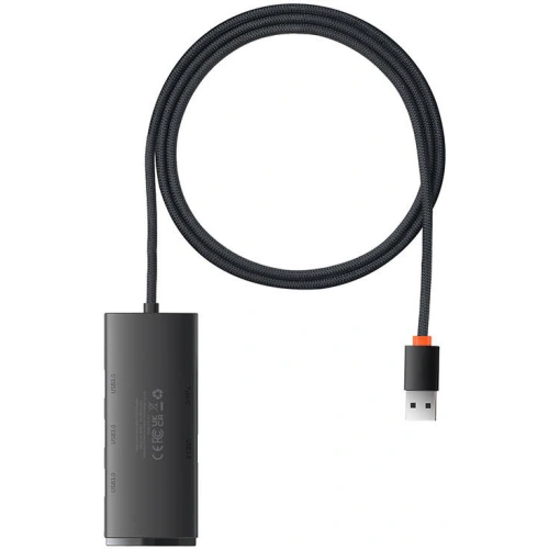 Kup Hub 4-in-1 Baseus Lite Series USB zu 4x USB 3.0 1m (schwarz) - BSU3303BLK - {ean13} - Sklep Home Screen