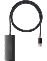 Hub 4-in-1 Baseus Lite Series USB zu 4x USB 3.0 1m (schwarz)