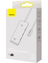 Kup Hub 4w1 Baseus Lite sorozat USB-C 4x USB 3.0 + USB-C, 25cm (fekete) - BSU3307BLK - {ean13} - Sklep Home Screen