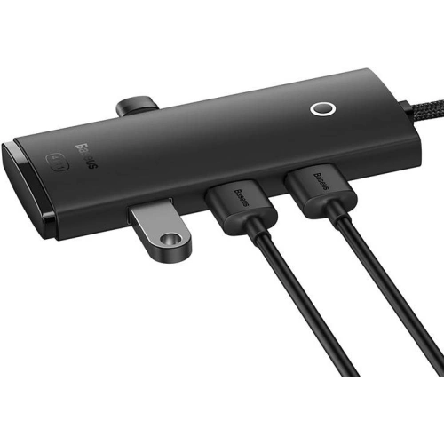 Kup Hub 4-in-1 Baseus Lite Series USB-C zu 4x USB 3.0 + USB-C, 25cm (schwarz) - BSU3307BLK - {ean13} - Sklep Home Screen