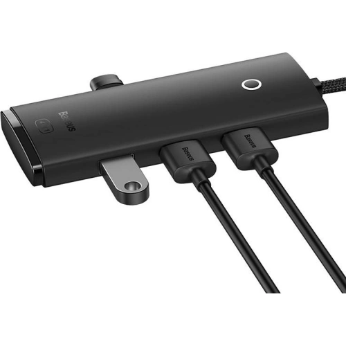 Kup Hub 4-in-1 Baseus Lite Series USB-C zu 4x USB 3.0 + USB-C, 2m (schwarz) - BSU3311BLK - {ean13} - Sklep Home Screen