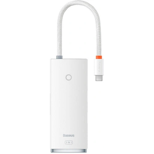 Kup Hub 5v1 Baseus Lite Series USB-C na 3x USB 3.0 + USB-C + HDMI (bílý) - BSU3313WHT - {ean13} - Sklep Home Screen