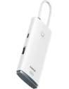 Kup Hub 5v1 Baseus Lite Series USB-C na 3x USB 3.0 + USB-C + HDMI (bílý) - BSU3313WHT - {ean13} - Sklep Home Screen