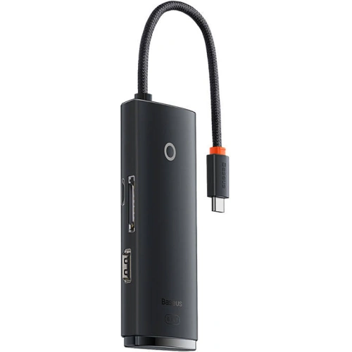 Kup Hub 6w1 Baseus Lite Series USB-C na 2x USB 3.0 + USB-C + HDMI + SD/TF (černý) - BSU3314BLK - {ean13} - Sklep Home Screen