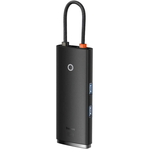 Kup Hub 6w1 Baseus Lite Series USB-C do 2x USB 3.0 + USB-C PD + HDMI + SD/TF (czarny) - BSU3315BLK - {ean13} - Sklep Home Screen
