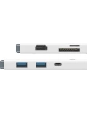 Kup Hub 6v1 Baseus Lite Series USB-C na 2x USB 3.0 + USB-C PD + HDMI + SD/TF (bílý) - BSU3316WHT - {ean13} - Sklep Home Screen
