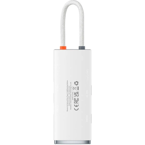 Kup Hub 6w1 Baseus Lite Series USB-C do 2x USB 3.0 + USB-C PD + HDMI + SD/TF (biały) - BSU3316WHT - {ean13} - Sklep Home Screen