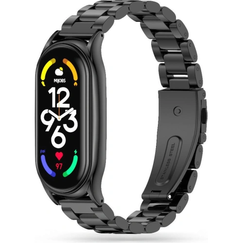 Kup Pásek Tech-Protect Nerezový Xiaomi Mi Band 7 Černý - THP1133BLK - {ean13} - Sklep Home Screen